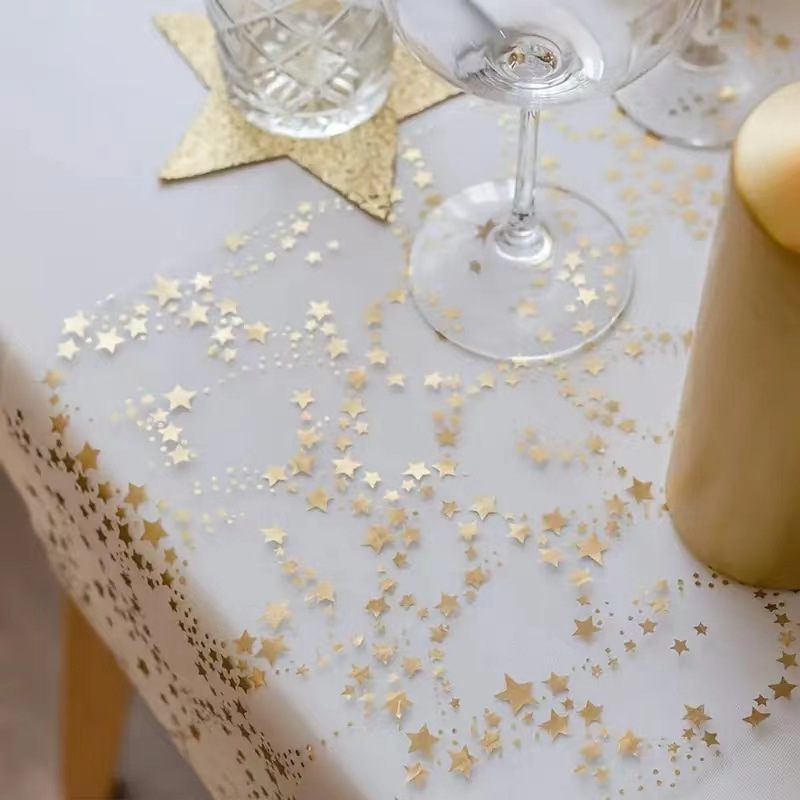 Table Runner Sequin - Corredor de mesa de festa, fibra