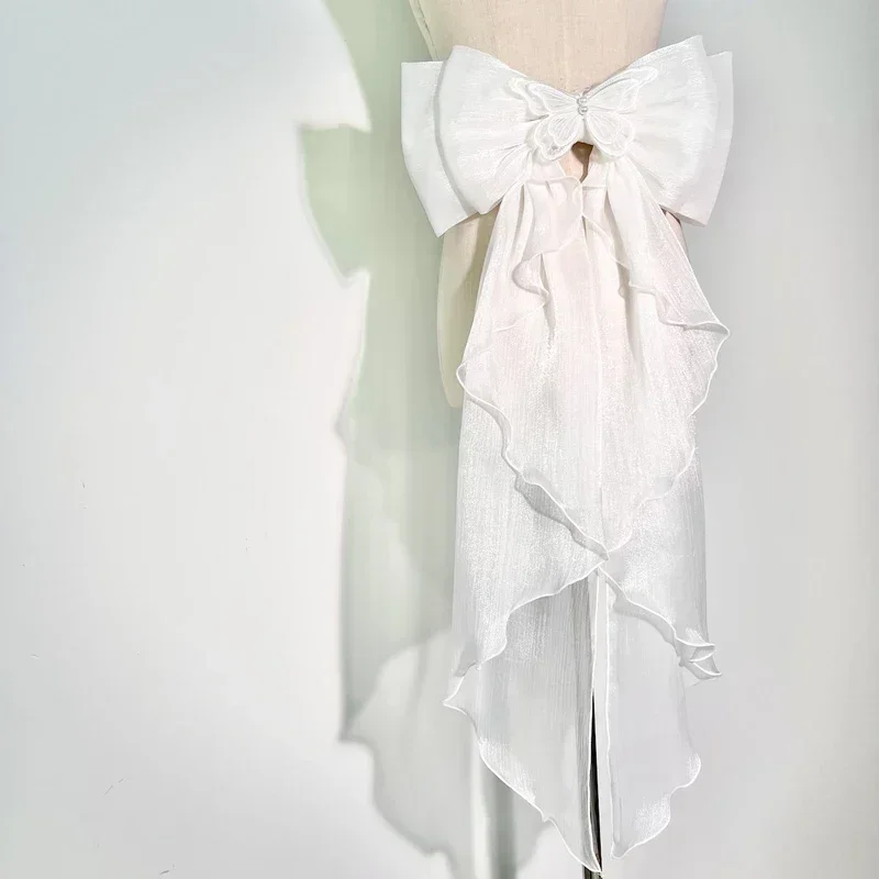 Wedding Dress Supply - Arco de trilha de seda brilhante