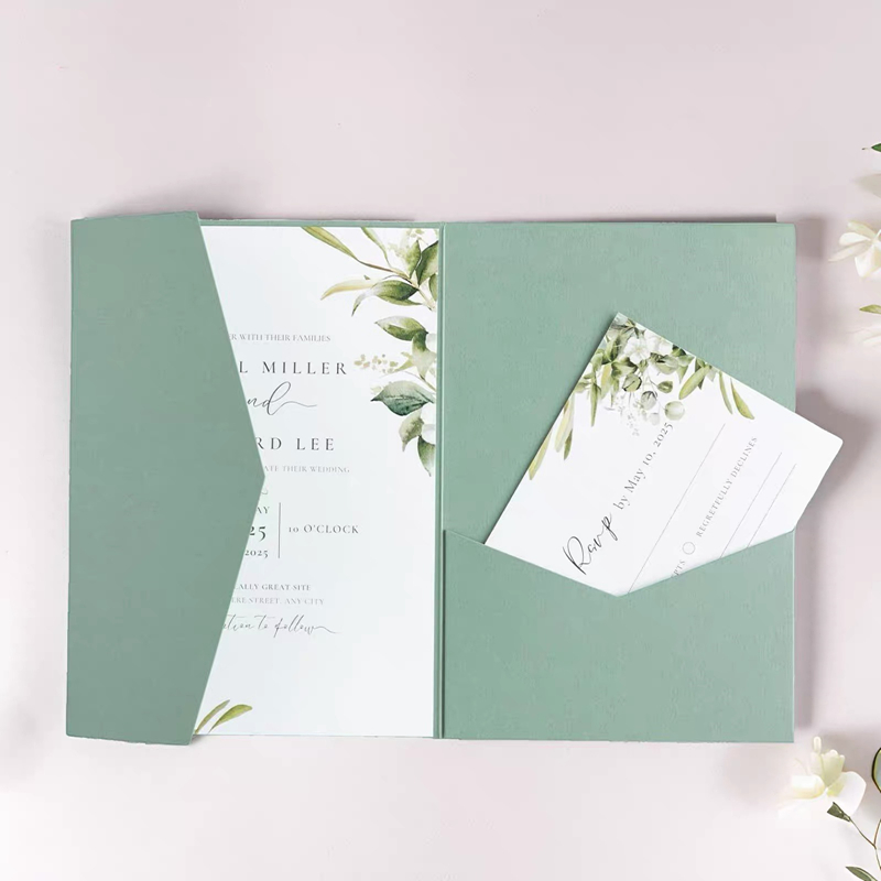 Wedding Supply Business - 30 pçs 18x13cm envelopes verdes para