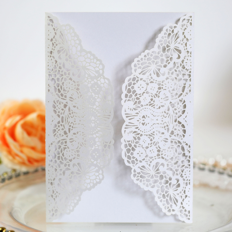 Wedding Supply Business - 50 unidades/lote de cartões de convite