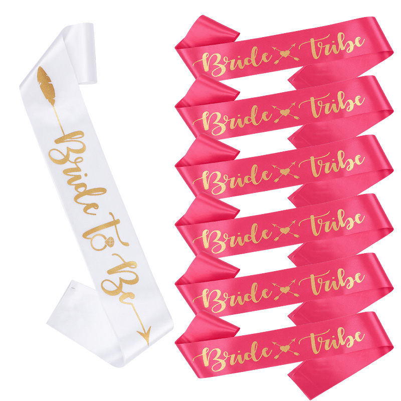 Bride Tribe Sash - Conjunto de faixas para damas de
