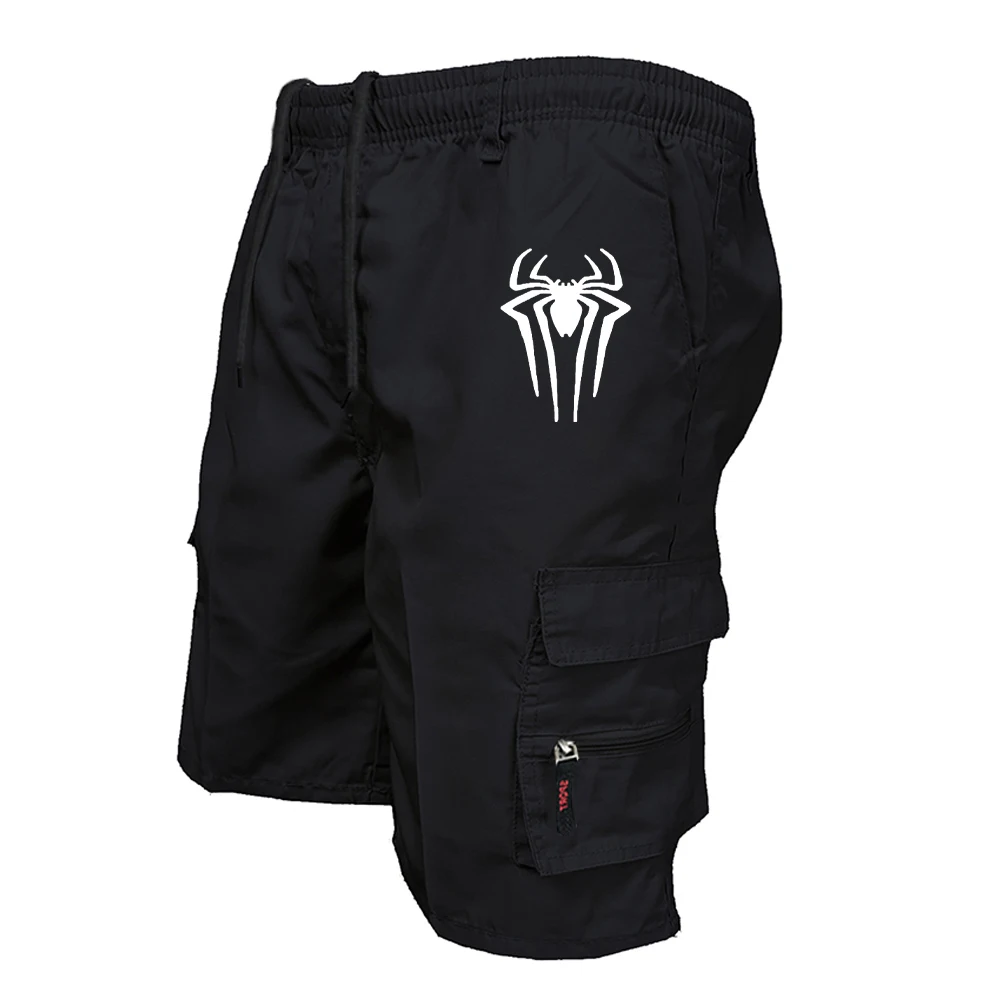 Wedding Job - Shorts cargo masculino com estampa de