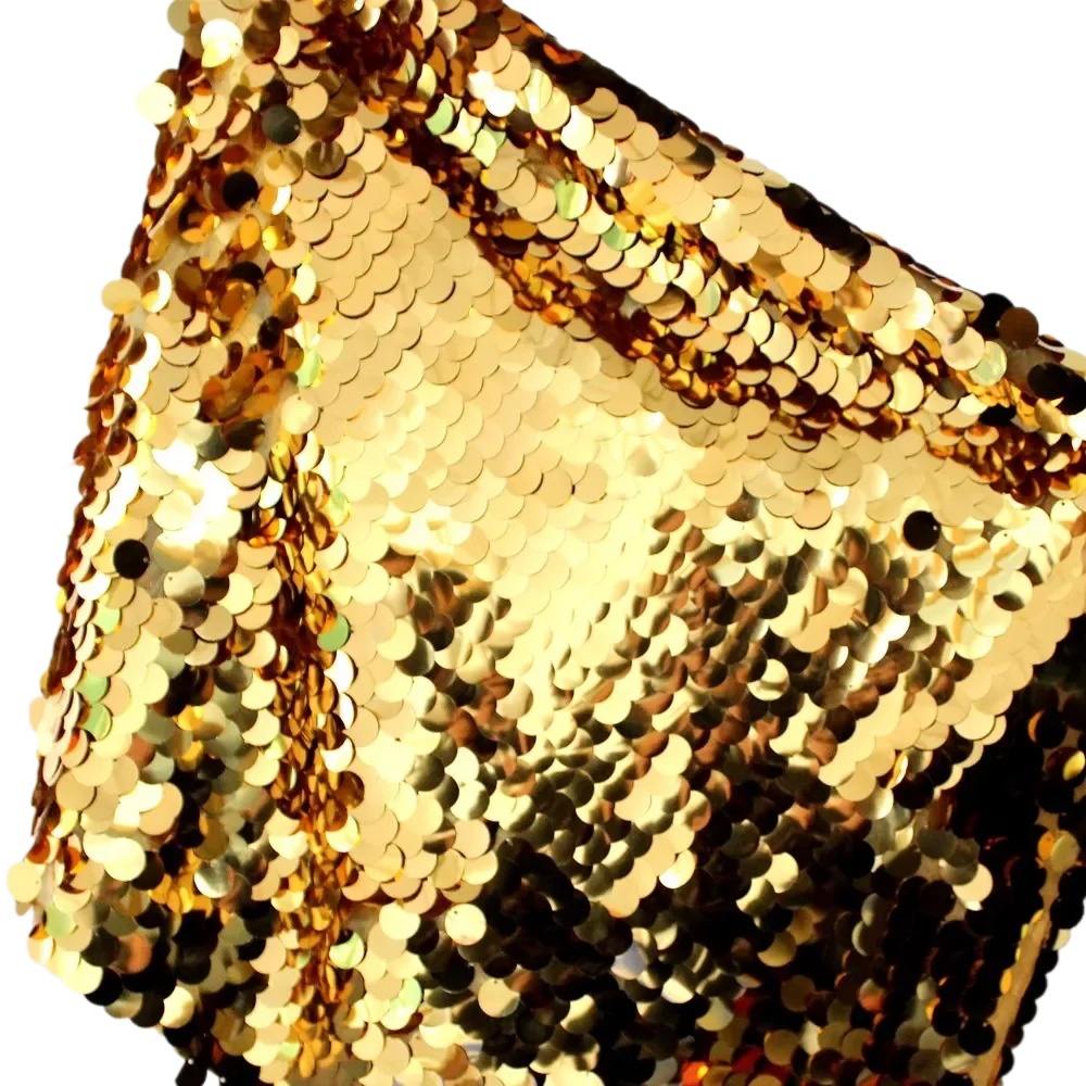 Table Runner Sequin - Tecido de renda com lantejoulas grandes