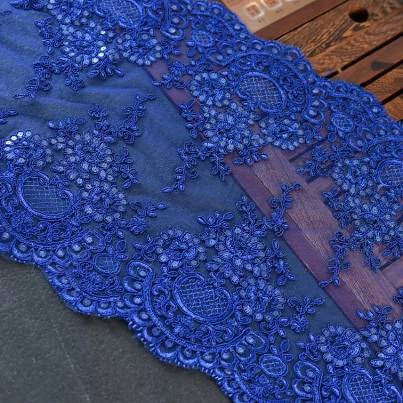 Table Runner Sequin - Tecido de Renda com Lantejoulas Multicoloridas