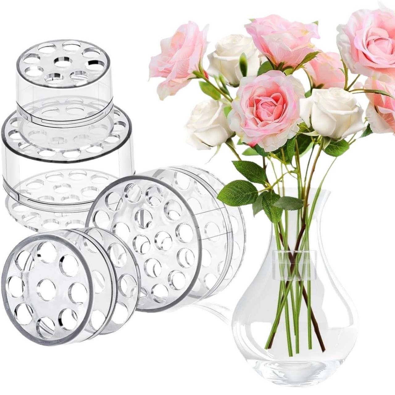 Flower Girl Basket - Suporte Espiral Ikebana para Hastes de