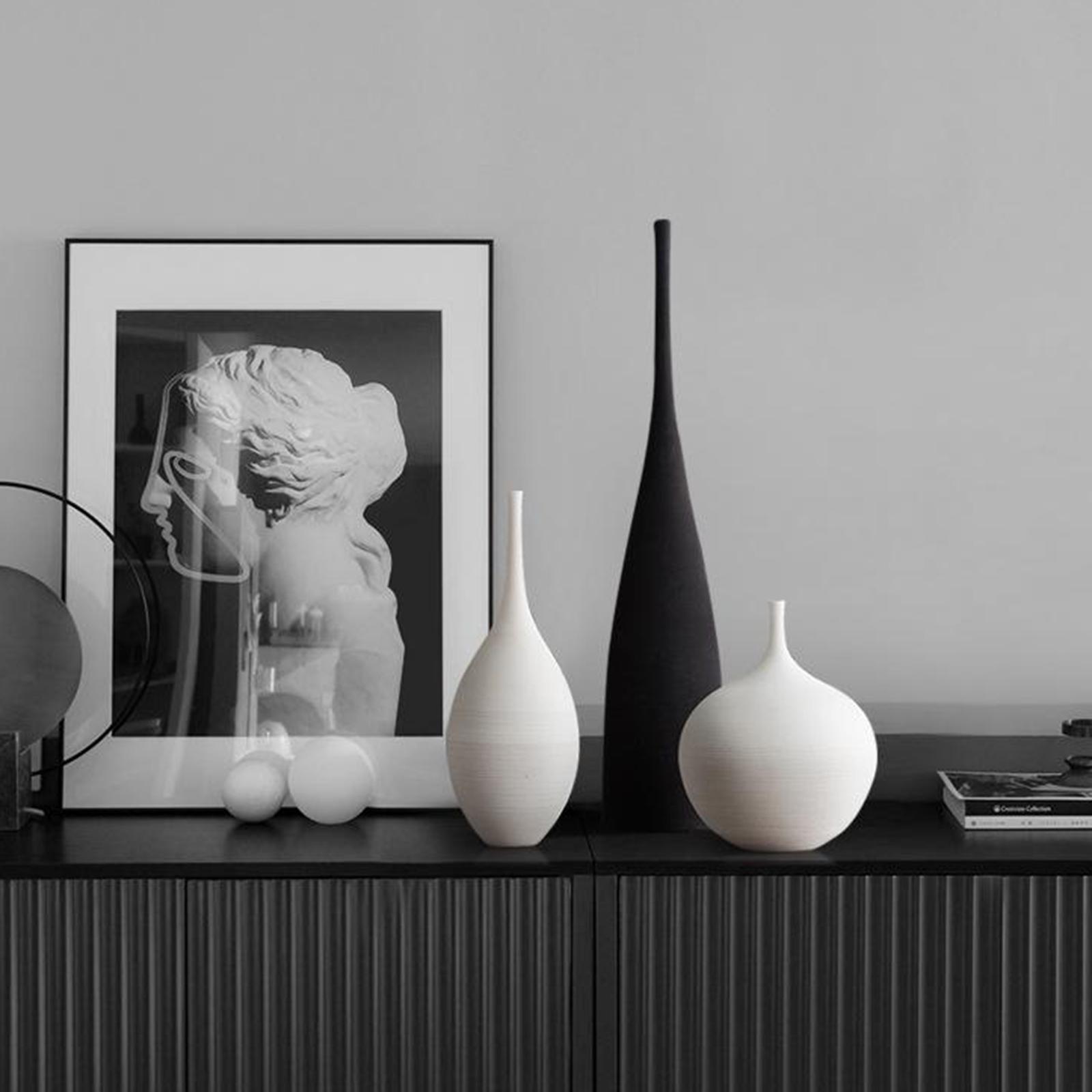 Centerpiece Vase Tall - Vaso de Cerâmica Elegante Moderno Nórdico