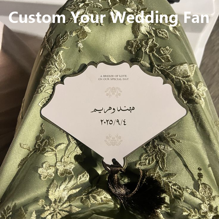 Wedding Supply Business - Leque de Casamento de Luxo Personalizado,