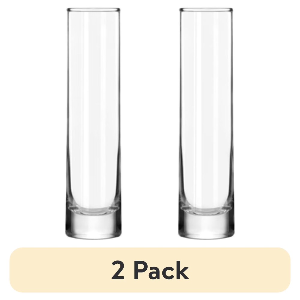 Centerpiece Vase Tall - Vaso Cilíndrico de Vidro Transparente para