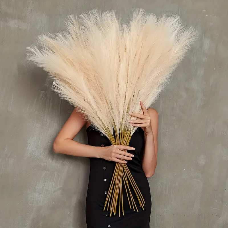 Centerpiece Vase Tall - 39 Polegada grande pampas grama flores