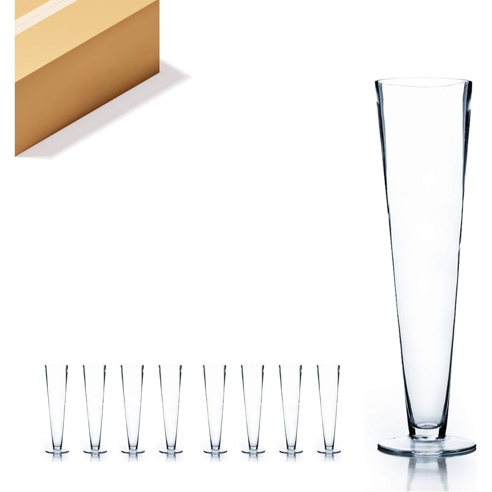 Centerpiece Vase Tall - Vaso de Vidro Trompete WGV a