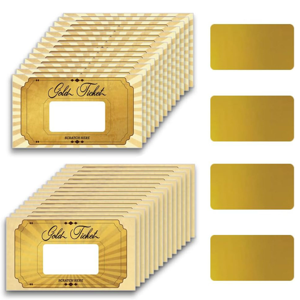 Wedding Supply Business - 20 peças de Adesivos de Raspadinha