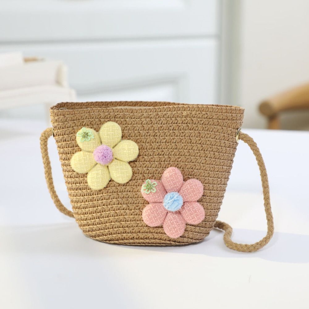 Bolsa de Palha Artesanal para  - Flower Girl Basket avaliação e preço