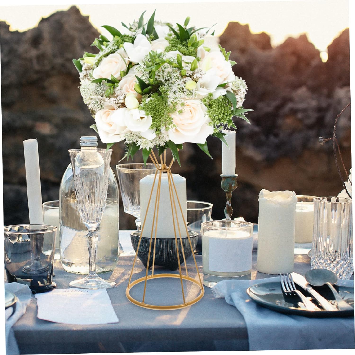 Suporte de Flor Geométrico Dou - Centerpiece Vase Tall avaliação e preço