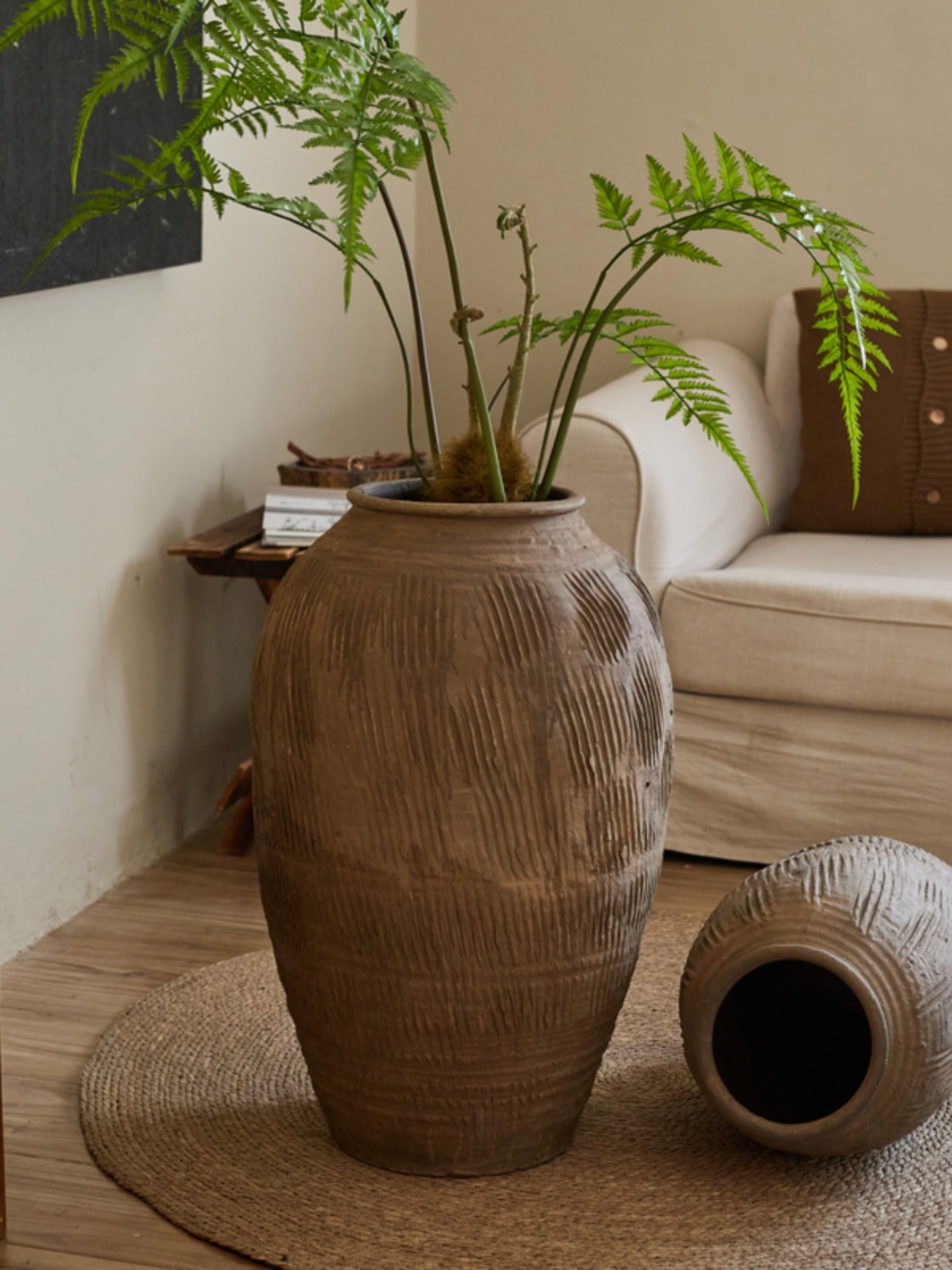 Vaso de Flores Grande em Terra - Centerpiece Vase Tall avaliação e preço