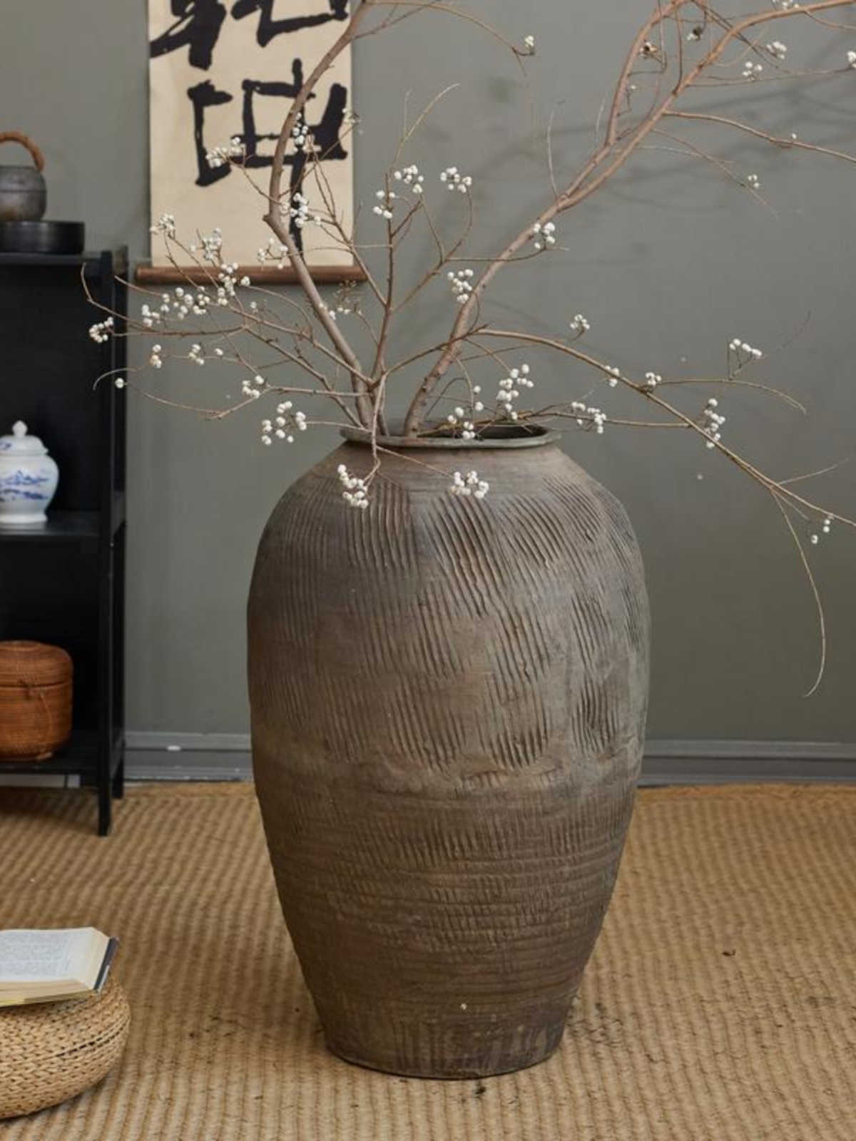 Vaso de Flores Grande em Terra - Centerpiece Vase Tall avaliação e preço