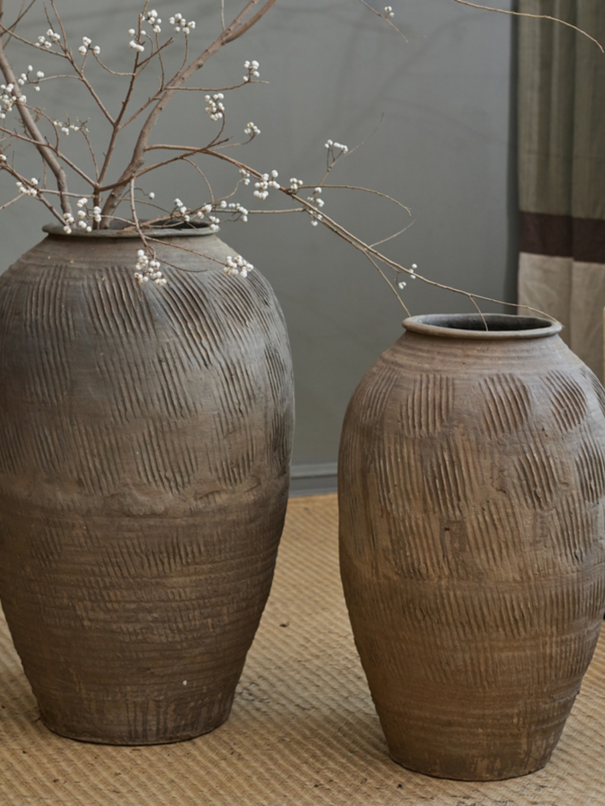 Vaso de Flores Grande em Terra - Centerpiece Vase Tall avaliação e preço
