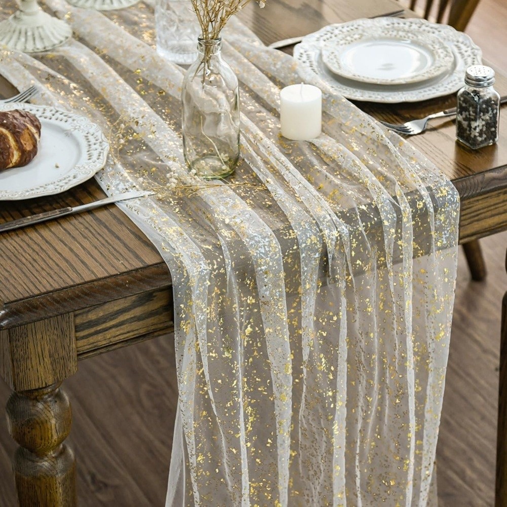 Caminho de Mesa com Glitter Do - Table Runner Sequin avaliação e preço