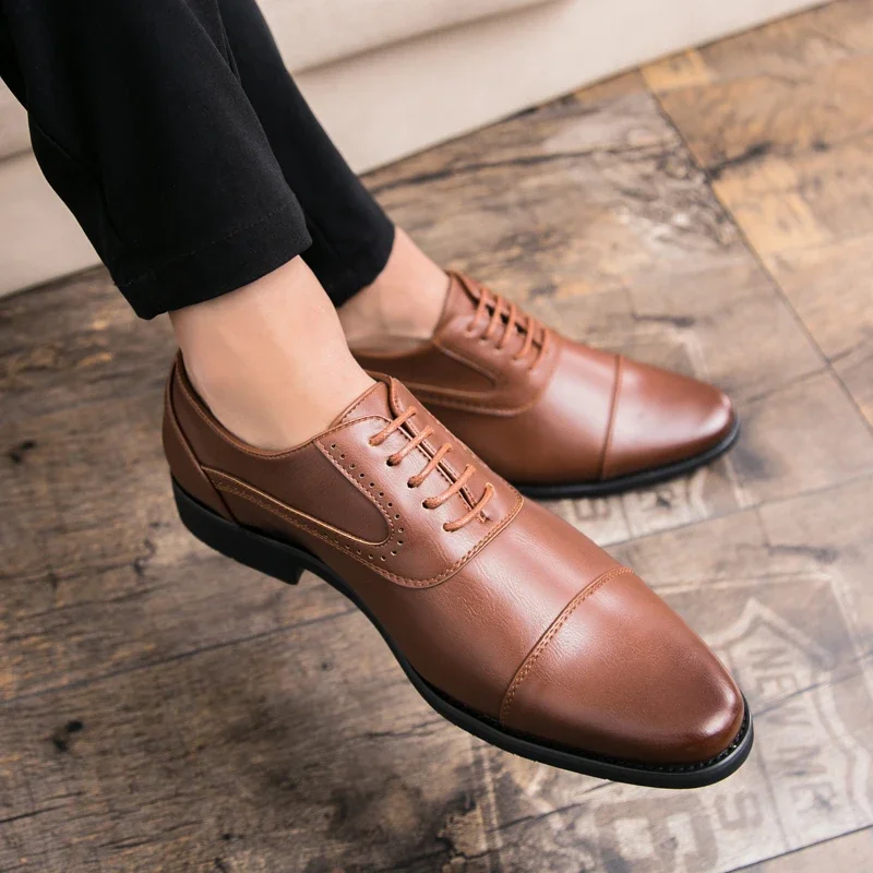 Homens lazer derby sapatos de  - Wedding Job avaliação e preço
