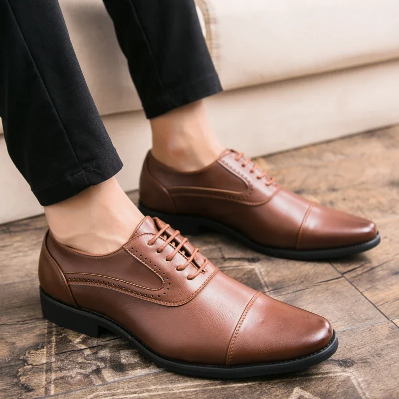 Homens lazer derby sapatos de  - Wedding Job avaliação e preço