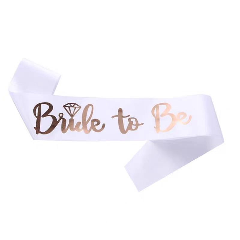 1 conjunto de faixa de cetim p - Bride Tribe Sash avaliação e preço