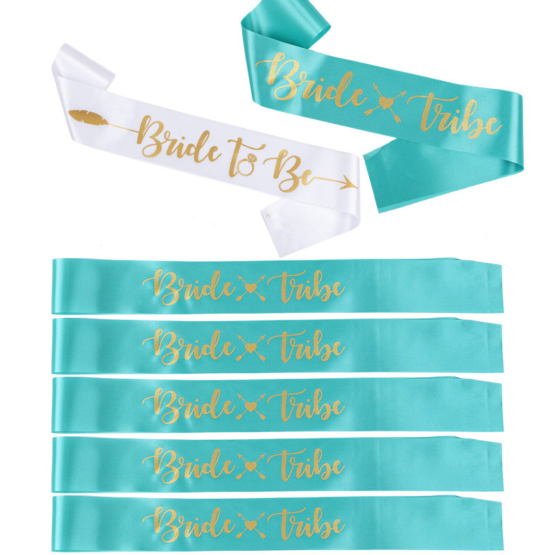 1 conjunto de faixa de tribu d - Bride Tribe Sash avaliação e preço