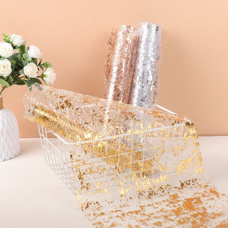 Toalha de mesa metálica dourad - Table Runner Sequin avaliação e preço