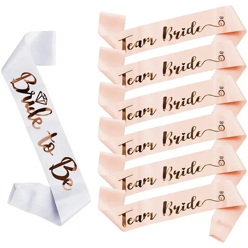 1 Conjunto de Faixas de Noiva  - Bride Tribe Sash avaliação e preço