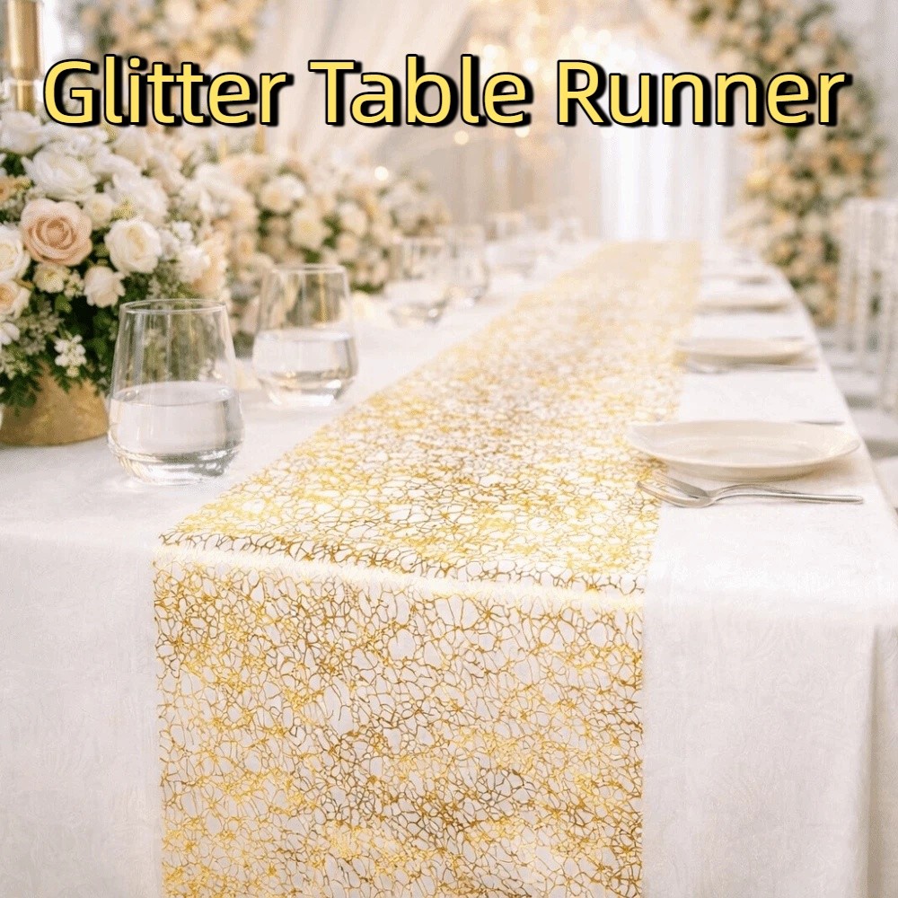 Caminho de Mesa Retangular com - Table Runner Sequin avaliação e preço