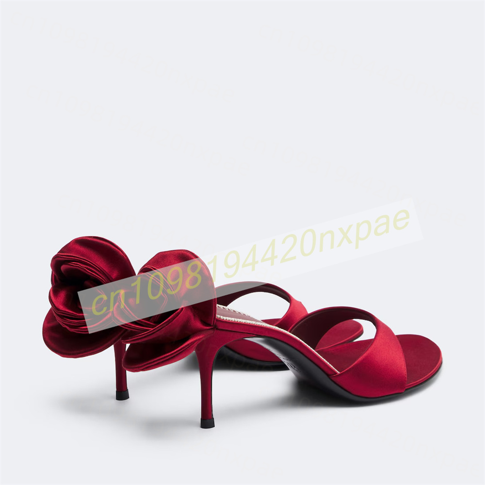 Sandálias femininas vermelhas  - Wedding Dress Supply avaliação e preço