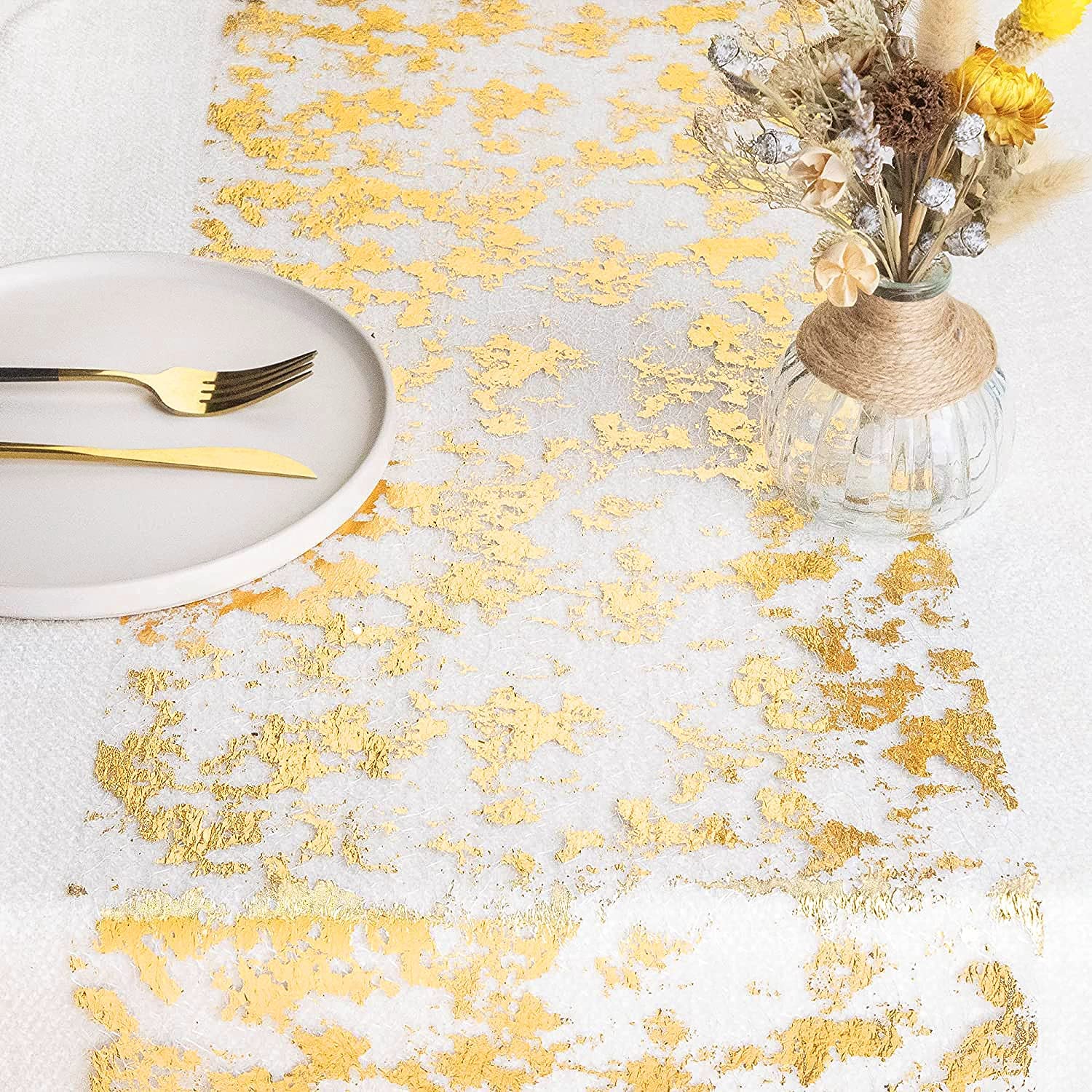 Corredores De Mesa Fina Metáli - Table Runner Sequin avaliação e preço