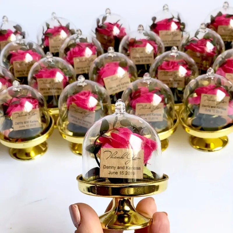 24 caixas de doces de plástico - Wedding Decor Supply Store avaliação e preço
