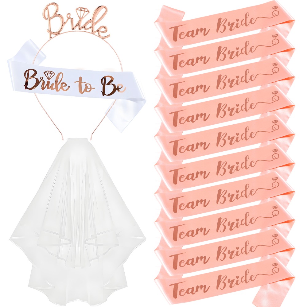Conjunto de 13 peças de suprim - Bride Tribe Sash avaliação e preço