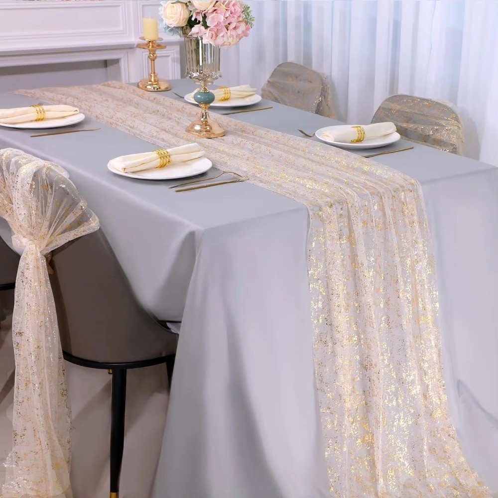 Caminho de Mesa com Glitter Do - Table Runner Sequin avaliação e preço