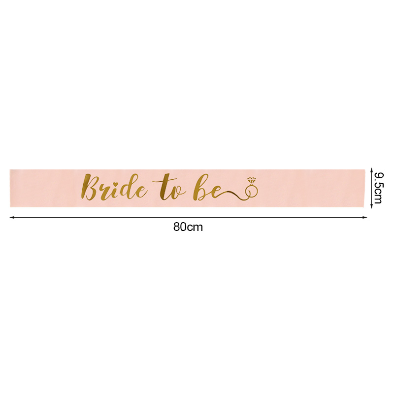 1 conjunto de faixa de cetim p - Bride Tribe Sash avaliação e preço