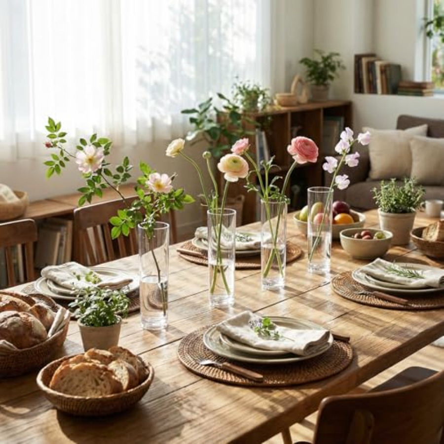 48 vasos cilíndricos de acríli - Centerpiece Vase Tall avaliação e preço