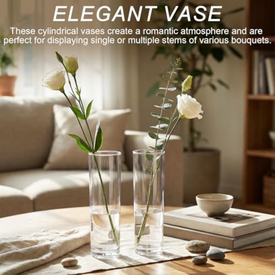 48 vasos cilíndricos de acríli - Centerpiece Vase Tall avaliação e preço