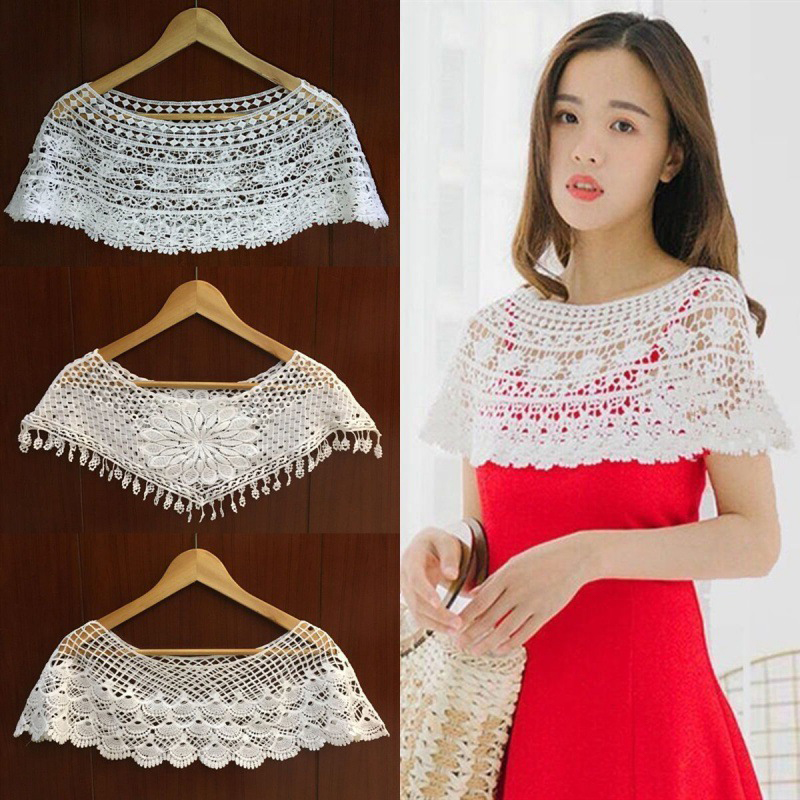 Xale Feminino de Tricô Vazado  - Wedding Dress Supply avaliação e preço