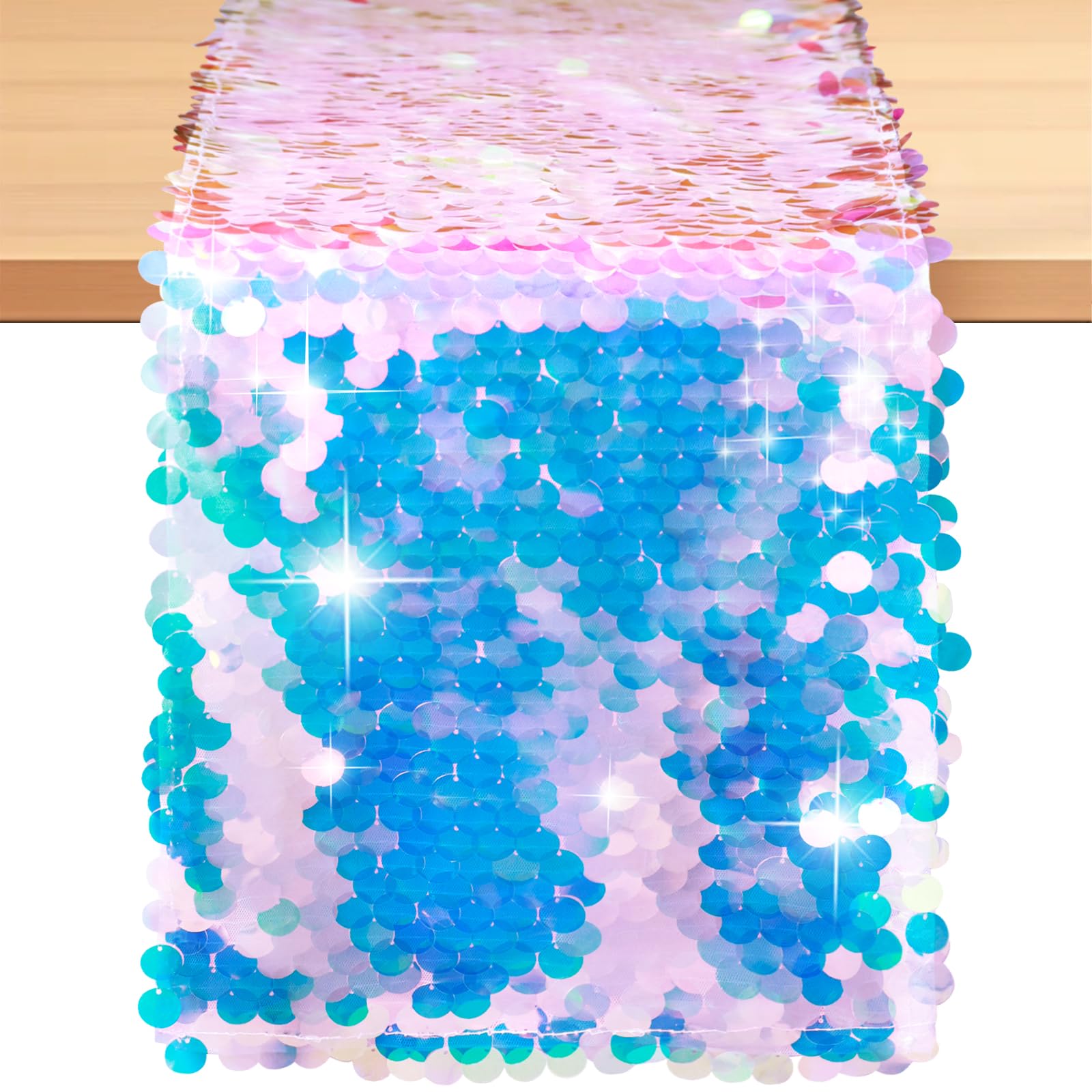 Corredor de mesa de festa de s - Table Runner Sequin avaliação e preço