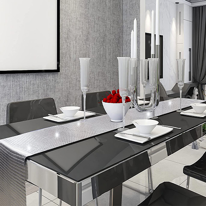 Toalha de mesa metálica espelh - Table Runner Sequin avaliação e preço
