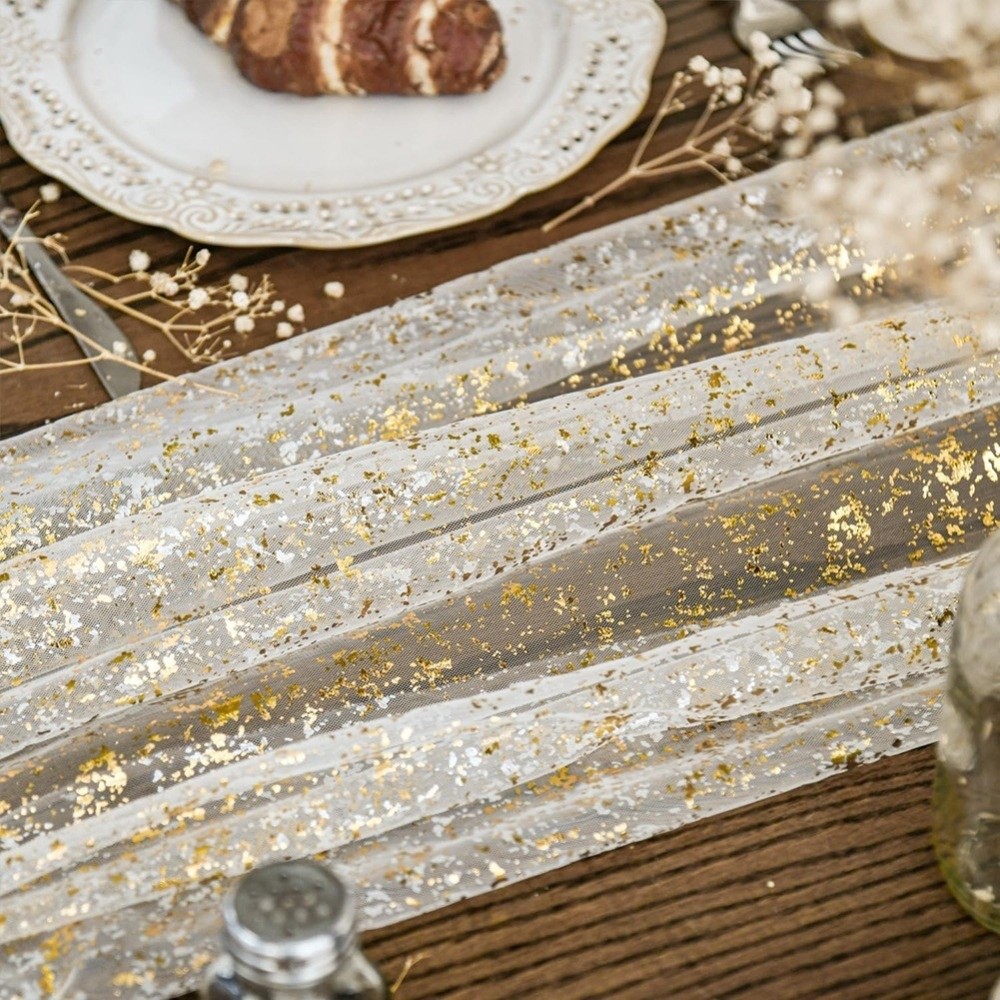Caminho de Mesa Luxuoso em Mal - Table Runner Sequin avaliação e preço