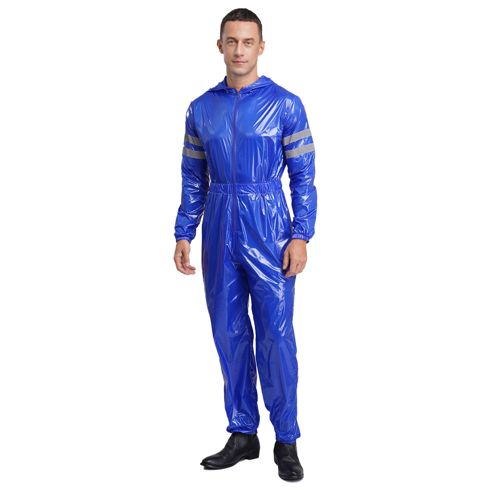 Macacão masculino brilhante re - Wedding Job avaliação e preço