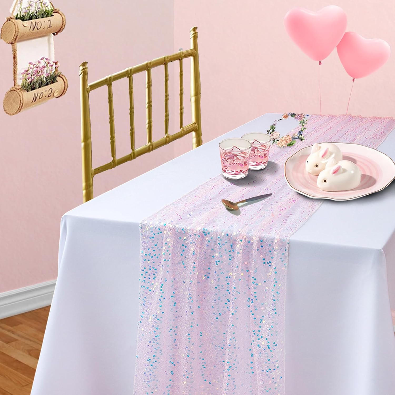 Corredor de mesa de lantejoula - Table Runner Sequin avaliação e preço