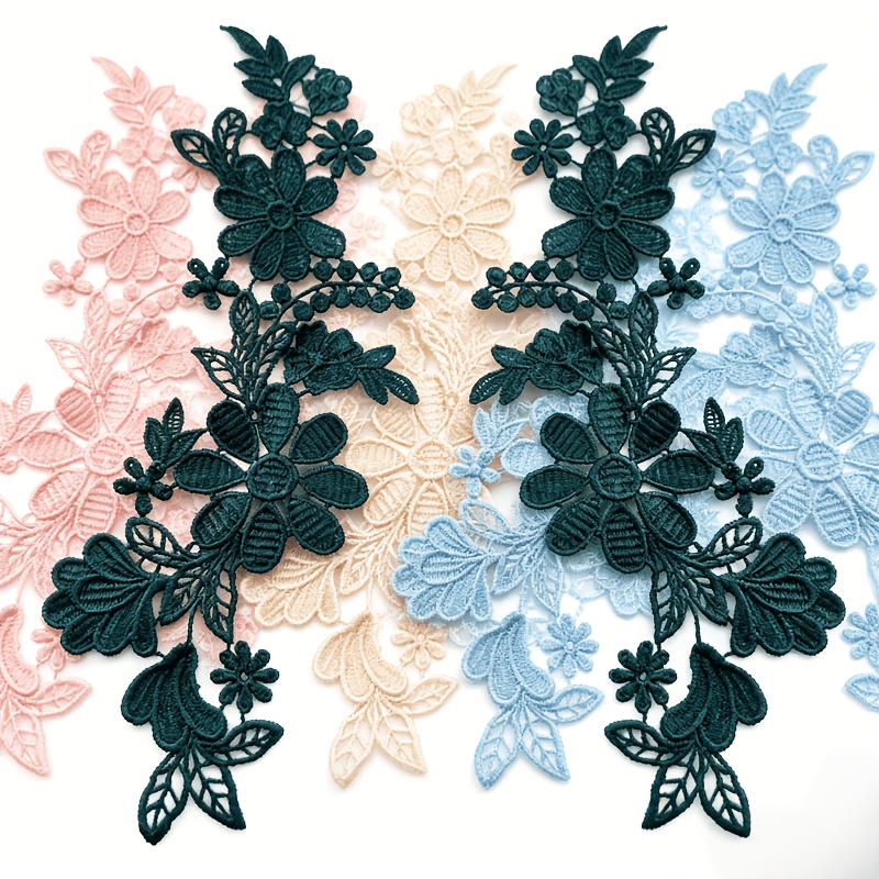 2 Pares de Decorações Florais  - Wedding Dress Supply avaliação e preço