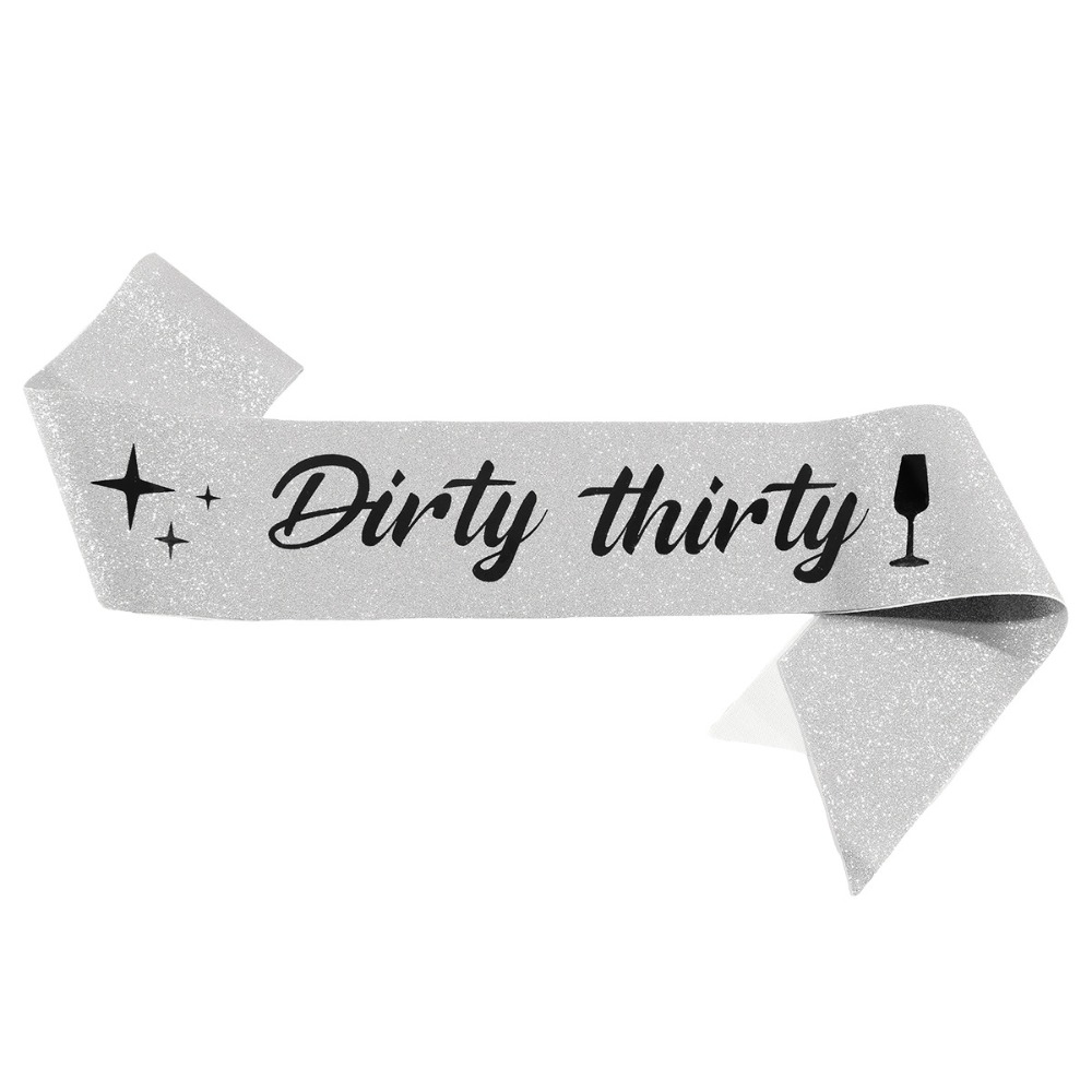Glitter Satin Dirty Sash para  - Bride Tribe Sash avaliação e preço