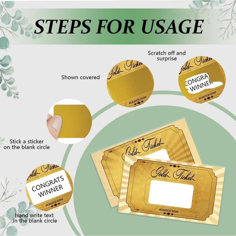 20 peças de Adesivos de Raspad - Wedding Supply Business avaliação e preço